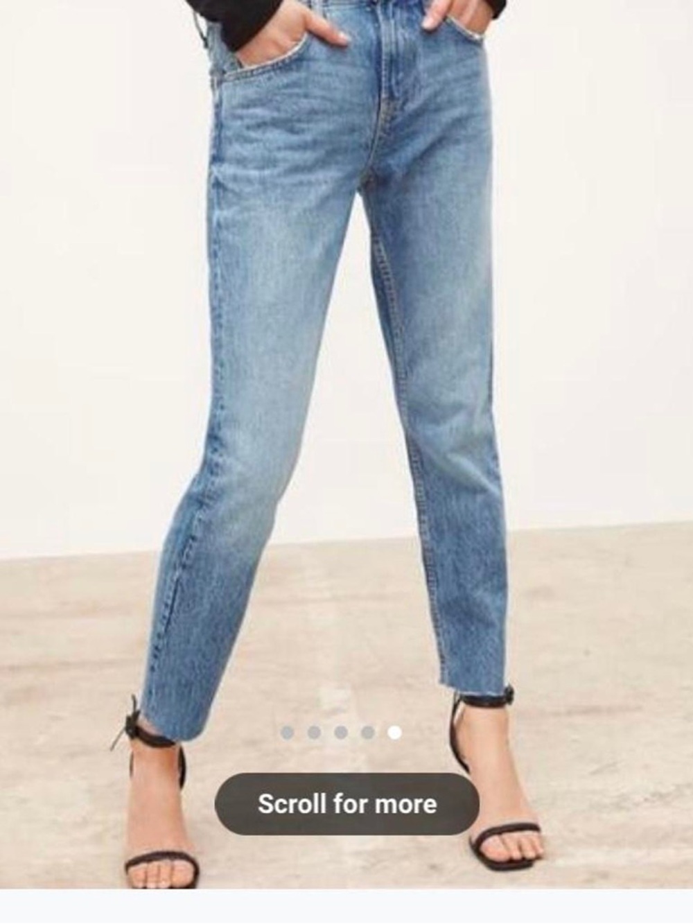 Zara Jeans The Cigarette in Sunset Blue Gorgeous Straight Leg Jeans